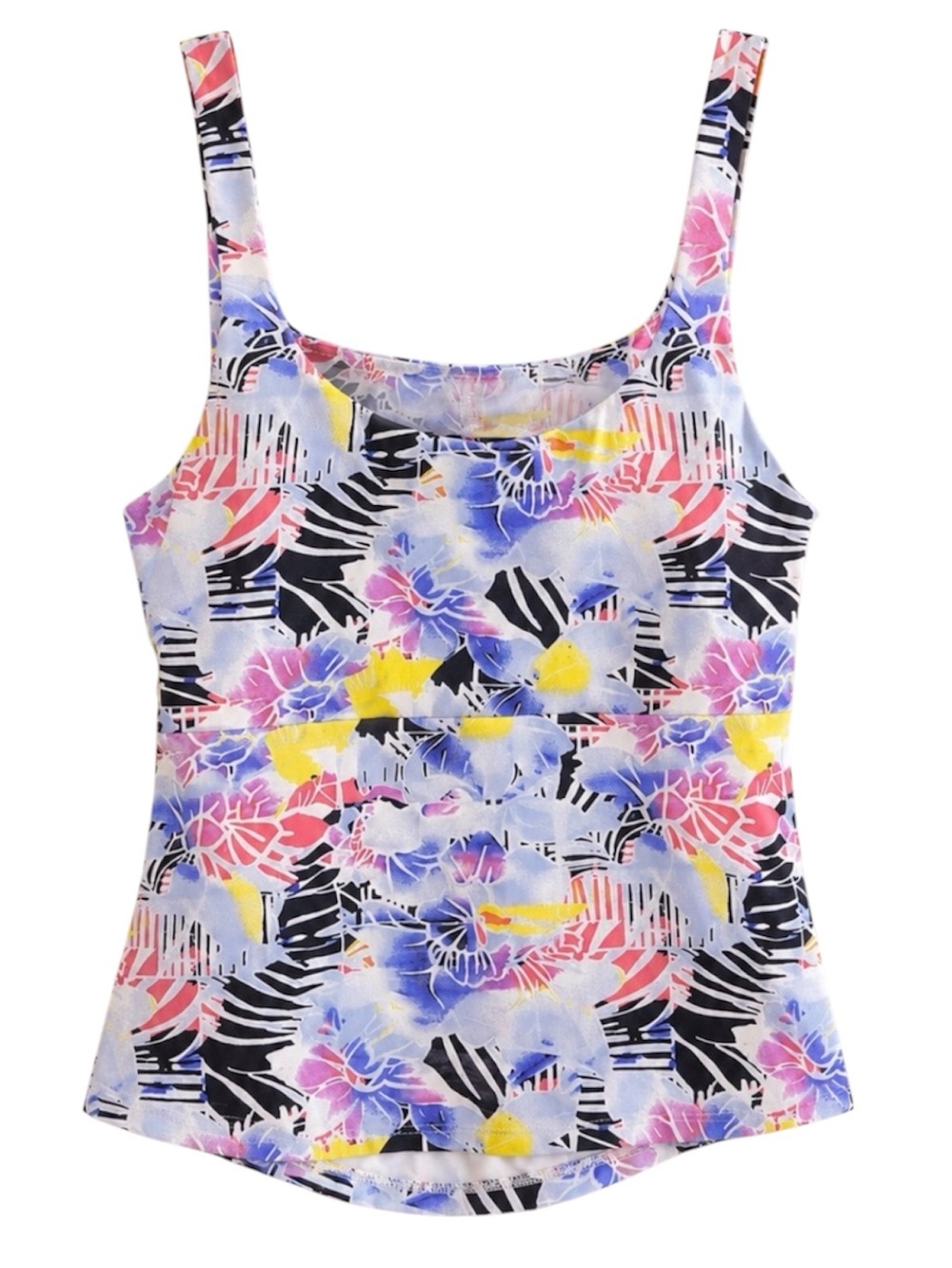 Free People Movement Never Better Long Tank Floral Print NWT Large